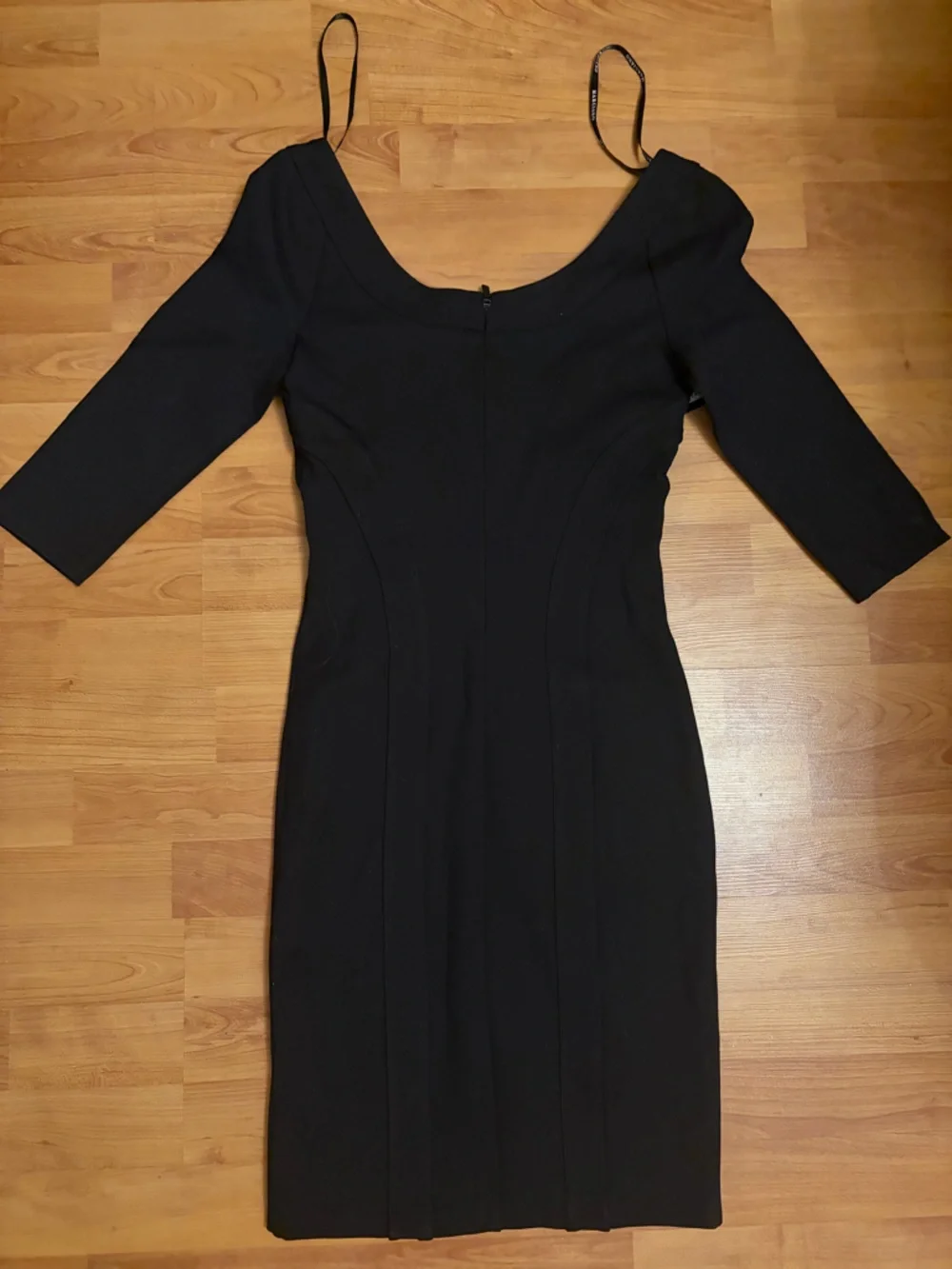 Marciano Fitted Black Long-Sleeve Bodycon Dress - Picture 2 of 4